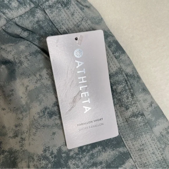 Athleta Farallon Shorts Fog Camo Coast Size 3X - Picture 8 of 10
